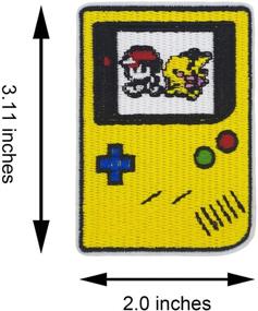 img 3 attached to 🎮 GamePlayer Patches: Quirky and Adorable Embroidered Patches for Apparel, Jackets, Backpacks, Hats, Jeans & More - DIY Accessories Embellishment