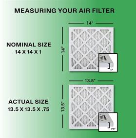 img 3 attached to 🌬️ Enhance Air Quality with FilterBuy 14X14X1 Pleated Furnace Filters