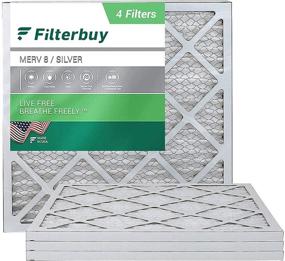 img 4 attached to 🌬️ Enhance Air Quality with FilterBuy 14X14X1 Pleated Furnace Filters