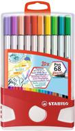 stabilo pen 68 brush colorparade 🖌️ set - 20 colors, model 18, 568/20-0211 logo