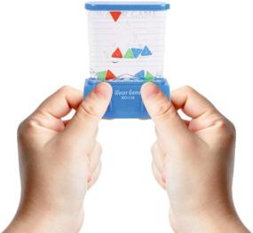 img 1 attached to ArtCreativity Triangle Water Game Set: Fun Handheld Travel Toy for Kids - Ideal Birthday Party Favors and Goody Bag Fillers