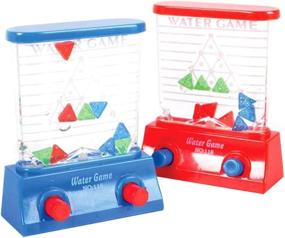 img 4 attached to ArtCreativity Triangle Water Game Set: Fun Handheld Travel Toy for Kids - Ideal Birthday Party Favors and Goody Bag Fillers