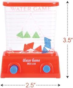 img 2 attached to ArtCreativity Triangle Water Game Set: Fun Handheld Travel Toy for Kids - Ideal Birthday Party Favors and Goody Bag Fillers