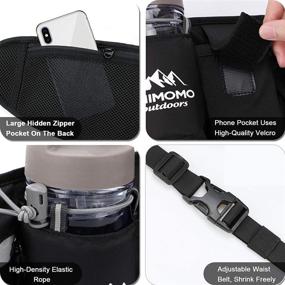 img 2 attached to 💦 Stay Hydrated and Safe with our Reflective Running Belt with Water Bottle Holder and Phone Holder – Perfect for Fitness, Jogging, Hiking, and Travel