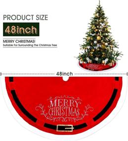 img 3 attached to POPUTOY Christmas Pattern Mercerized Decorations Seasonal Decor