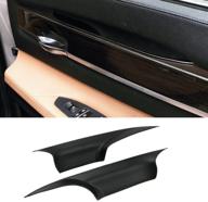 enhance your bmw 7 series with jaronx door pull handle covers - left and right front door handle covers for bmw f01/f02 730, 740, 750, 760 (2008-2014) logo