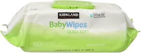 img 2 attached to Kirkland Baby Wipes Unscented Ultra Soft with Flip top Lid - 100 Count (Pack of 3): Gentle and Convenient