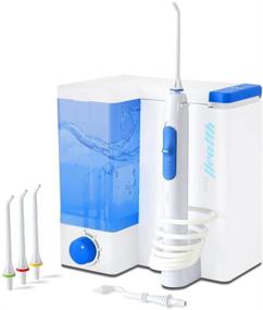 img 4 attached to 🦷 PyleHealth Dental Floss Water Flosser - UltraClean Irrigation System, Waterpik, Bathroom Accessory - Adjustable Water Pressure, Lab Tested - Handheld Mouthwash Irrigation - Nozzle Attachment