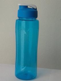 img 2 attached to 🚰 Convenient Flip-Top Lid Water Bottle, 24 OZ, (PACK OF 3) - Easy Hydration On-The-Go!