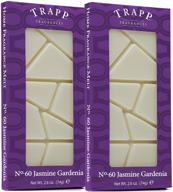 🌸 trapp home fragrance wax melts - introducing no. 60 jasmine gardenia, 2.6 oz (2 pack) logo