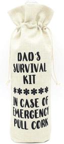 img 4 attached to Presents Law Dads Survival Kit Cotton Drawstring