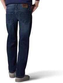 img 1 attached to 👖 LEE Performance Extreme Comfort Straight Boys' Jeans: The Ultimate in Comfort and Style!