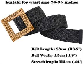 img 2 attached to ALAIX Fashion Stretchy Waistband Jumpsuit Women's Accessories in Belts