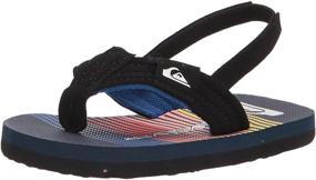img 4 attached to Quiksilver Molokai Layback Toddler Flip Flop Boys' Shoes for Sandals