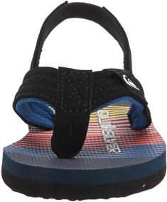 img 3 attached to Quiksilver Molokai Layback Toddler Flip Flop Boys' Shoes for Sandals