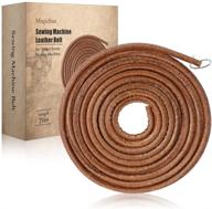🧵 magicfour sewing machine belt: 71-inch leather belt for singer/jones treadle machines (1 pcs, hook included) logo