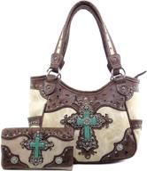 zelris turquoise western conceal handbag women's handbags & wallets for totes logo