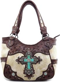 img 3 attached to Zelris Turquoise Western Conceal Handbag Women's Handbags & Wallets for Totes