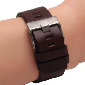 img 3 attached to ☕ Coffee1 Calfskin Leather Watches, Ideal for Compatibility