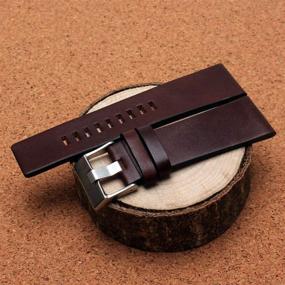 img 2 attached to ☕ Coffee1 Calfskin Leather Watches, Ideal for Compatibility