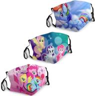 🦄 colorful and protective my little pony face masks for adults and children - reusable mouth and nose coverings logo