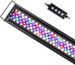 img 4 attached to Hygger Advanced 24/7 Lighting Cycle LED Aquarium Light with Full Spectrum, 6 Colors and 5 Intensity Settings - Customizable Fish Tank Light for 30-36 inch Freshwater Planted Tank with Timer