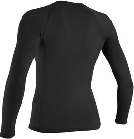 img 3 attached to 👚 O'Neill Women's UPF 50+ Long Sleeve Basic Skins Rash Guard