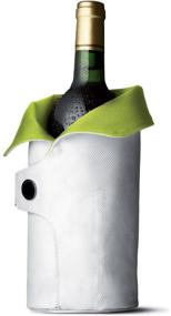 img 1 attached to 🍷 Chic White and Lime Wine Bottle Cooler Cool Coat: For Optimal Wine Chilling