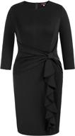 👗 hanna nikole vintage ruffle cocktail dresses - women's clothing logo