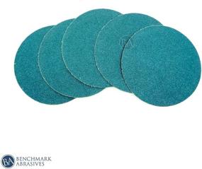 img 1 attached to 🪚 Benchmark Abrasives 12" Zirconia PSA Adhesive Sanding Discs - 5 Pack (40 Grit): Superior Quality for Heavy-Duty Sanding