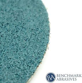 img 2 attached to 🪚 Benchmark Abrasives 12" Zirconia PSA Adhesive Sanding Discs - 5 Pack (40 Grit): Superior Quality for Heavy-Duty Sanding