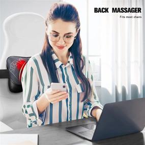 img 1 attached to 🔥 VIKTOR JURGEN Neck and Back Massager Pillow with Heat - Effective Shiatsu Kneading Massage for Full Body Pain Relief, Perfect Gift for Men and Women