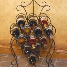 img 1 attached to 🍷 J&amp;J Wire Dark Pewter Wine Rack