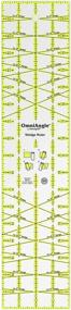 img 3 attached to 📏 Omnigrid RA418 Ruler, 4" x 18", Yellow - Precision Measuring Tool for Crafting and Sewing Projects