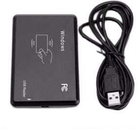 img 4 attached to 📚 HiLetgo 125Khz EM4100 USB RFID ID Card Reader: Easy Plug and Play with Cable, Swift Swipe Card Reading for First 10 Digits