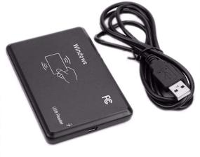 img 3 attached to 📚 HiLetgo 125Khz EM4100 USB RFID ID Card Reader: Easy Plug and Play with Cable, Swift Swipe Card Reading for First 10 Digits