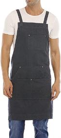 img 4 attached to Aprons Durable Professional Mens Kitchen Kitchen & Dining