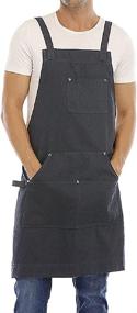 img 2 attached to Aprons Durable Professional Mens Kitchen Kitchen & Dining