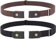 ☕ coffee women's accessories: adjustable belts with stretch buckle-free design logo