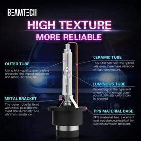 img 3 attached to 🔆 Лампы BEAMTECH D2S HID - Замена ксеноновых фар (35W, 10000K) - Набор из 2