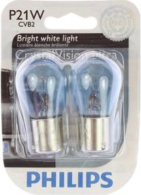 img 3 attached to 💡 Улучшите видимость с фирмой Philips 12498CVB2 P21W CrystalVision Ultra миниатюрная лампа, 2 штуки