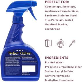 img 3 attached to 🧼 Hop'e Perfect Kitchen Cleaner: 32-Ounce, Multi-Purpose Spray with No-Residue Formula - Effortlessly Removes Grease, Promotes Fast Cleanup, Home-Safe Solution