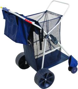 img 4 attached to 🏖️ Wonder Wheeler: The Ultimate Wide Beach Utility Cart for Every Beachgoer!