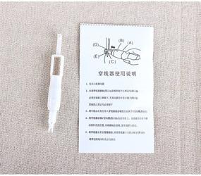 img 1 attached to 🪡 Effortless Needle Threading Tool for Sewing Machine - 3pcs, White