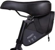 durable bike saddle bag: waterproof cycling wedge pack for mountain, road, and beach bikes logo