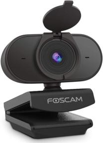 img 4 attached to 🎥 FOSCAM 1080P USB Webcam: Dual Microphones, Privacy Cover, HD Live Streaming for Video Conferences, Recording, Plug and Play, Noise Reduction (W25)