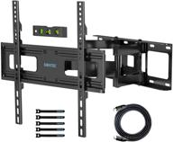 versatile full motion tv wall mount bracket for 23-60 inch led, lcd, oled tvs - dual articulating arms, holds up to 99lbs - vesa 400x400mm compatible logo