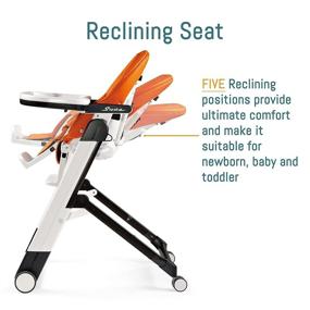 img 1 attached to Peg Perego Siesta Highchair in Licorice: The Ultimate Seating Solution for Your Baby's Meal Time!