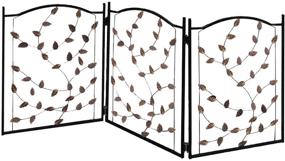 img 2 attached to 🐾 Etna Products TT Leaf Design Metal Pet Gate – Stylish and Durable Pet Barrier for Your Home