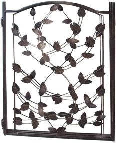 img 1 attached to 🐾 Etna Products TT Leaf Design Metal Pet Gate – Stylish and Durable Pet Barrier for Your Home
